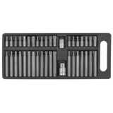 Sealey S0982 40pc 3/8" & 1/2"Sq Drive TRX-Star*/Hex/Spline Bit Set