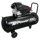 Sealey SAC10030VA 100L V-Twin Direct Drive Air Compressor 3hp