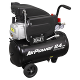 Sealey SAC2420APK Direct Drive Air Compressor 24Ltr 2hp with 4pc Air Accessory Kit