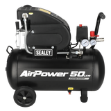 Sealey SAC5020A 50L Direct Drive Air Compressor 2hp