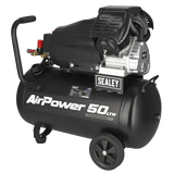 Sealey SAC5030VA 50L V-Twin Direct Drive Air Compressor 3hp