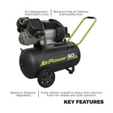Sealey V-Twin Direct Drive Air Compressors 3hp 230V