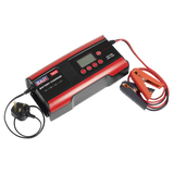 Sealey SCBC15 12/24V Compact Smart Battery Charger & Maintainer 15A