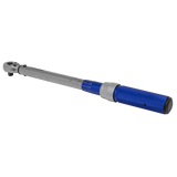 Sealey STW903 Premier Calibrated Micrometer Torque Wrench 3/8"Sq Drive 20-120Nm