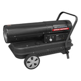 Sealey AB1258 Space Warmer Kerosene/Diesel Heater with Wheels 135,000Btu/hr