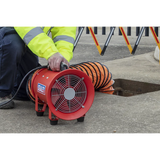 Sealey VEN200 Portable Ventilator with 5m Ducting 200mm