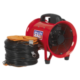 Sealey VEN200 Portable Ventilator with 5m Ducting 200mm