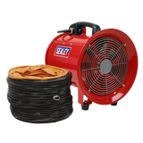 Sealey VEN250 Portable Ventilator with 5m Ducting 250mm