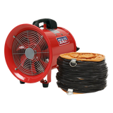 Sealey VEN250 Portable Ventilator with 5m Ducting 250mm