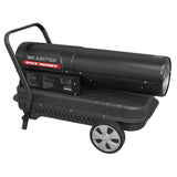 Sealey AB1758 Space Warmer Kerosene/Diesel Heater with Wheels 175,000Btu/hr