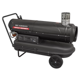 Sealey ABI600COMBO Space Warmer Indirect Kerosene/Diesel Heater 68,000Btu/hr with 5M Ducting