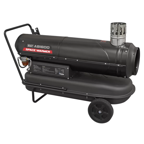 Sealey ABI600COMBO Space Warmer Indirect Kerosene/Diesel Heater 68,000Btu/hr with 5M Ducting