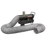 Sealey ABI600COMBO Space Warmer Indirect Kerosene/Diesel Heater 68,000Btu/hr with 5M Ducting