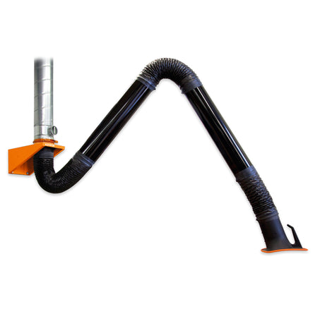 Exhaust Arm with Hood 2,3,4m Rigid Metal Tube Arm