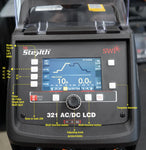 Stealth 9112H-AC Cobra by Stealth 321 LCD AC/DC TIG Welding Machine