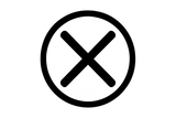 circle with a x in it