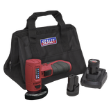 Sealey CP1210KIT SV12 Series 75mm Cordless Angle Grinder Kit 12V 2Ah - 2 Batteries