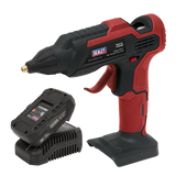 Sealey CP20VGGKIT1 SV20 Series Cordless Glue Gun Kit 20V 2Ah