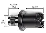 Fein Carbide Core Drill Bit with TiAIN Coating and QuickIN PLUS Holder