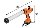 Fein 71460161000 AKP 18-600 AS Cordless Sealant Gun