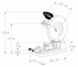JEi SteelBeast 14" Metal Cutting Saw