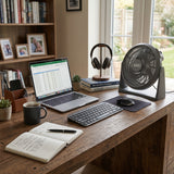 Sealey SFF12 Small Desk 12" Fan 3-Speed 230V