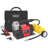 Sealey MAC07 Tyre Inflator/Mini Air Compressor 12V Heavy-Duty MAC07