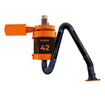 Kemper MaxiFil Extraction Unit Stationary 400V 2,3,4,5,6,7m with Rigid Metal Tube Arm