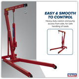 Sealey PH5 Low Profile Engine Crane 0.5 Tonne