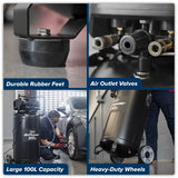 Sealey 230V Oil Free Belt Drive Vertical Compressors 24L/50L/100L