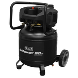 Sealey 230V Oil Free Belt Drive Vertical Compressors 24L/50L/100L
