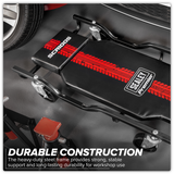 Sealey SCR100S Steel Creeper with 4 Rough Ground Wheels