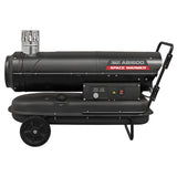 Sealey AB1600 Space Warmer Indirect Kerosene/Diesel Heater with Wheels 68,000Btu/hr
