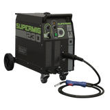 Sealey SUPERMIG230 Professional Gas/Gasless MIG Welder with Binzel® Euro Torch 230A 230V