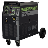 Sealey SUPERMIG275 Professional Gas/Gasless MIG Welder with Binzel® Euro Torch 270A 230V