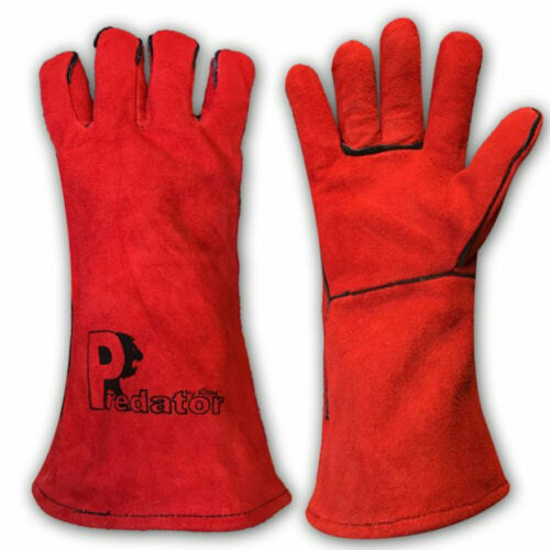 Red Welding Predator GLOW002 Red Welders Gauntlets – Brookside Welding Supplies Ltd