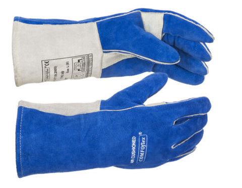 WELDAS BLUE WELDERS GAUNTLETS