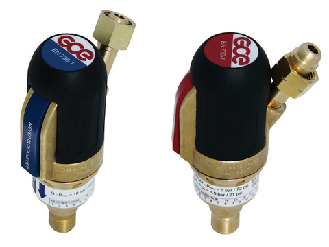 GCE OXYGEN FUEL GAS MANUAL RESET FLASH BACK ARRESTOR